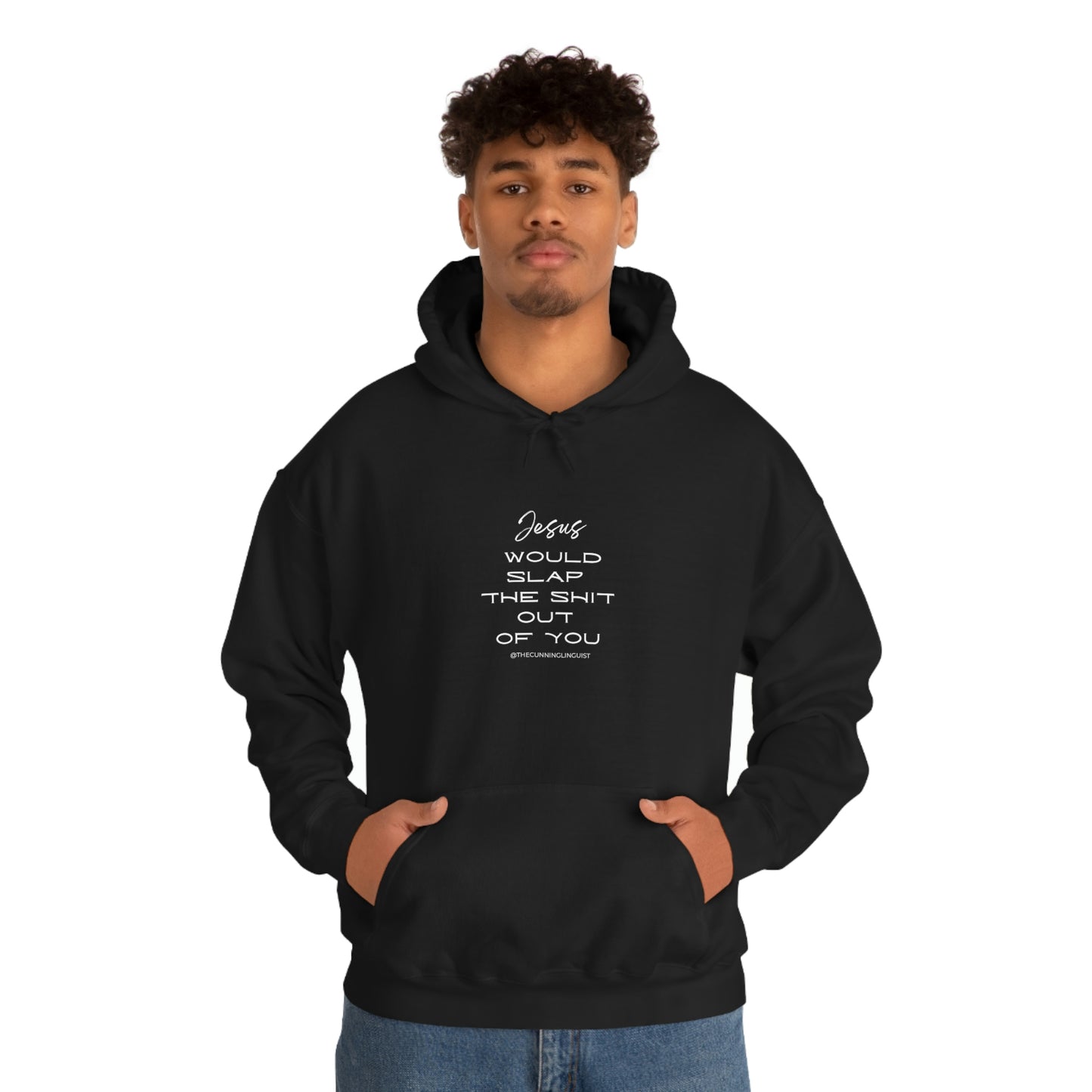 Jesus Would Slap Unisex Heavy Blend™ Hooded Sweatshirt