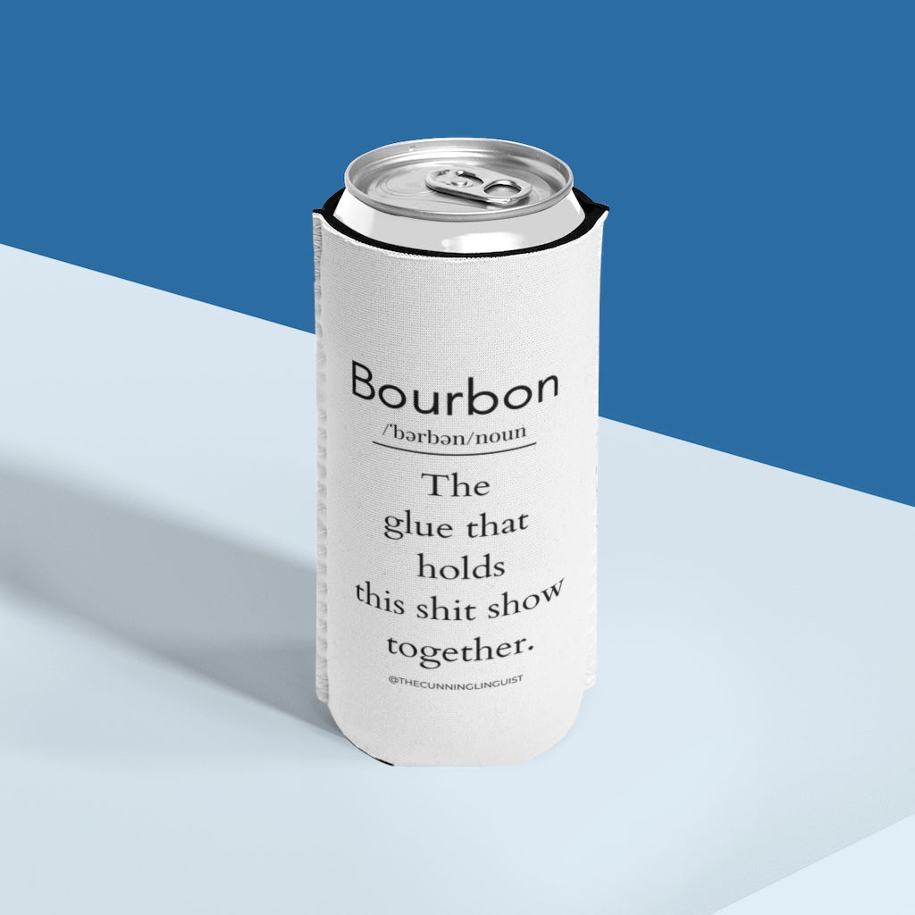 Slim Can Bourbon Glue Cooler