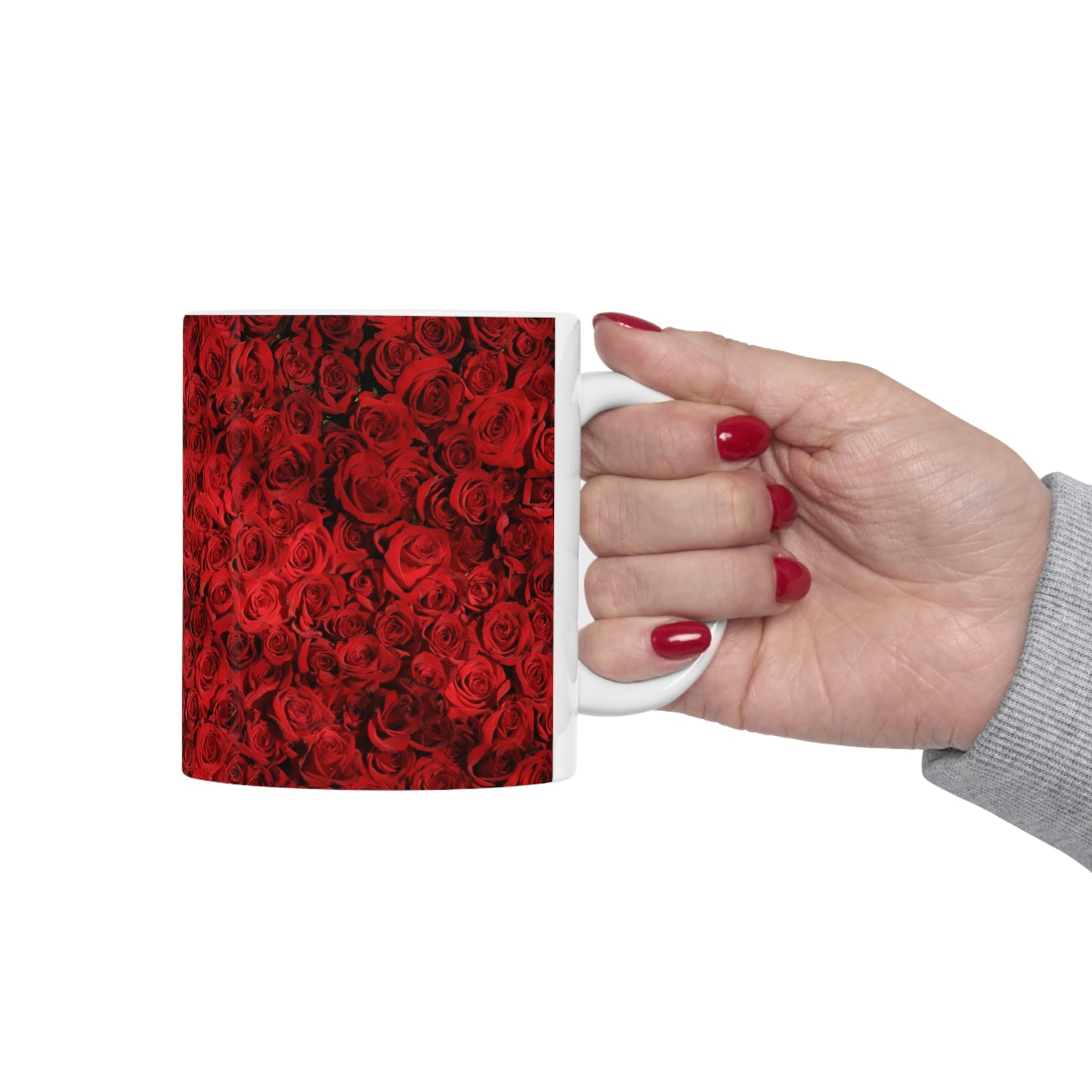 Bed of Roses Flow Ceramic Mug