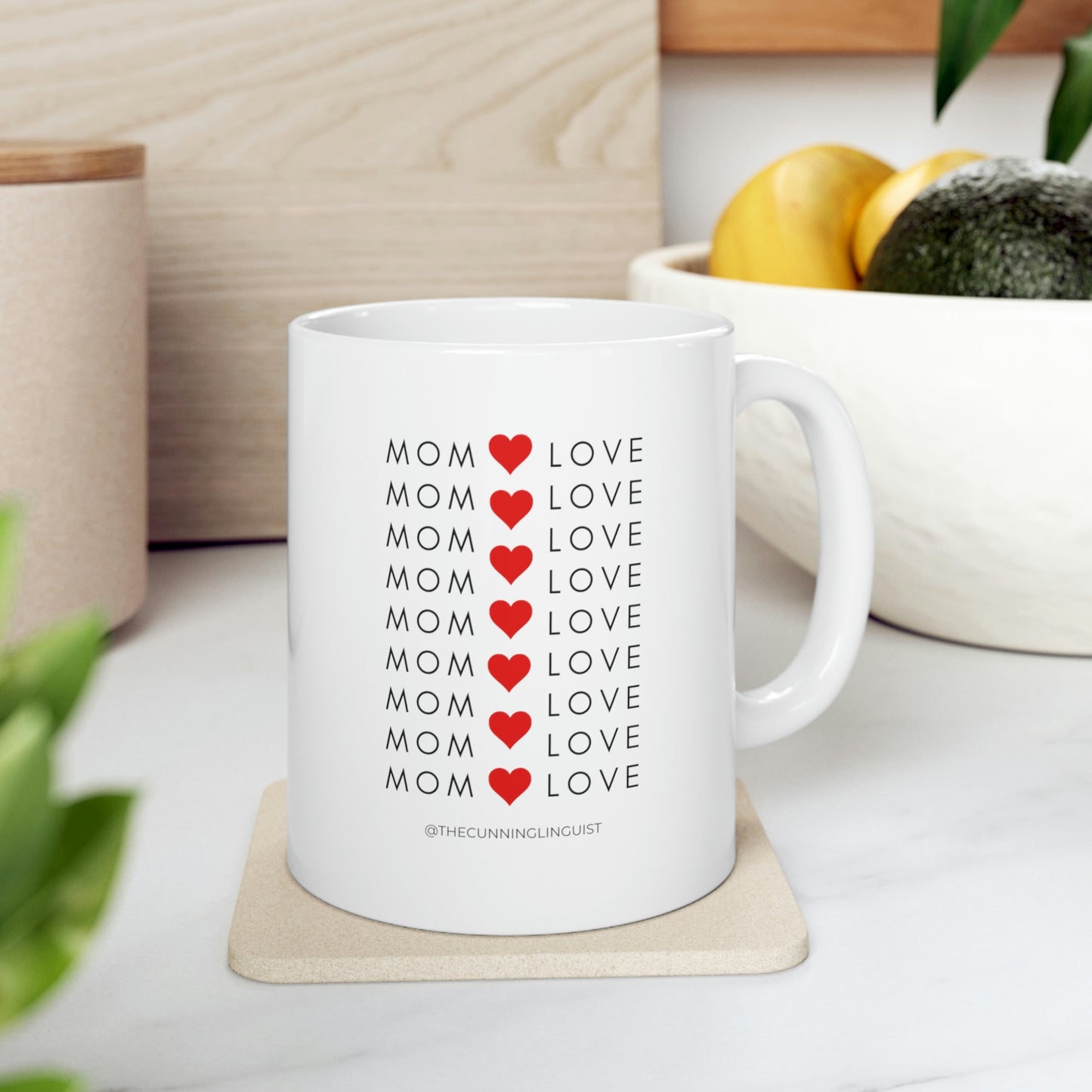 MOM LOVE to Infinity Ceramic Mug