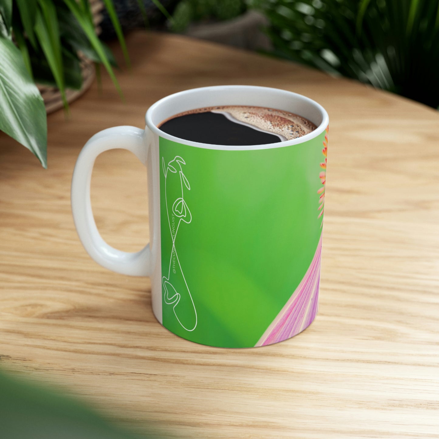 Cone Flower Vibes Ceramic Mug