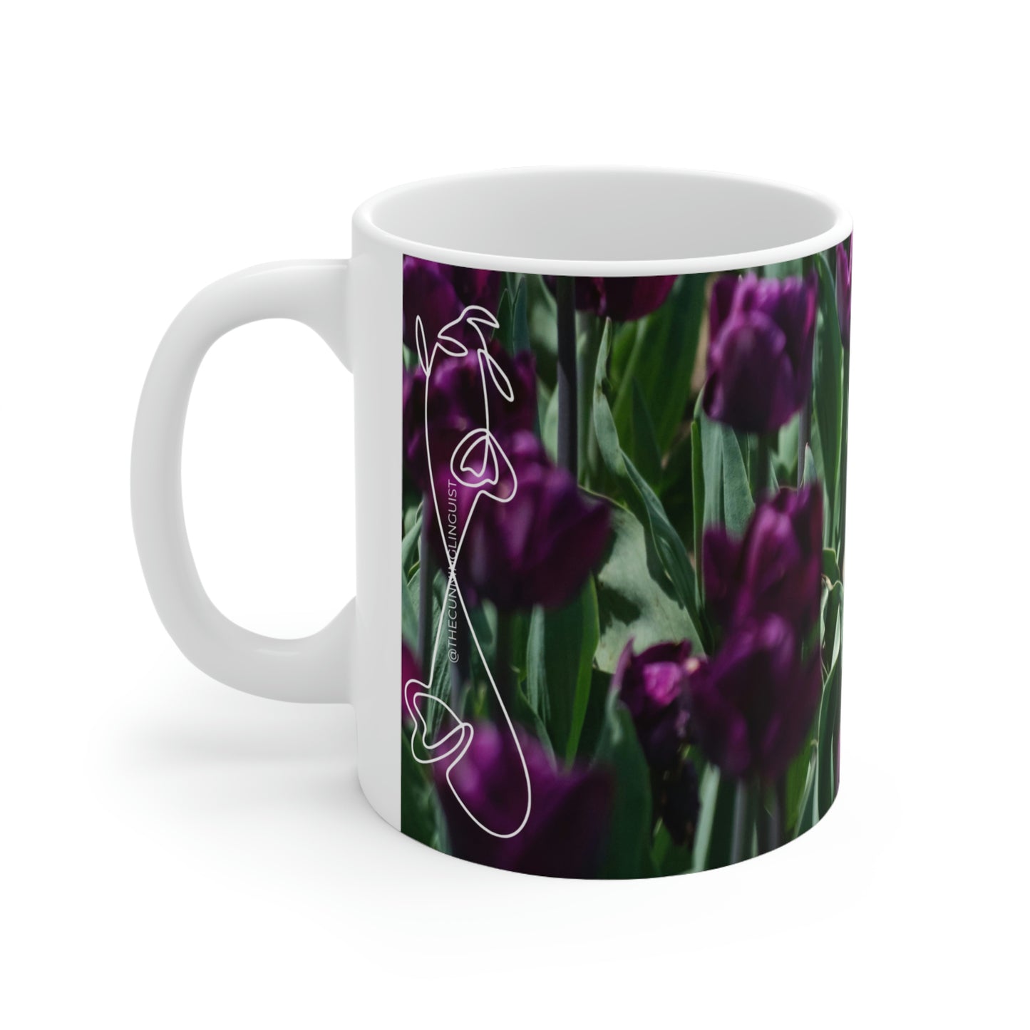 Two Lips Flow Ceramic Mug