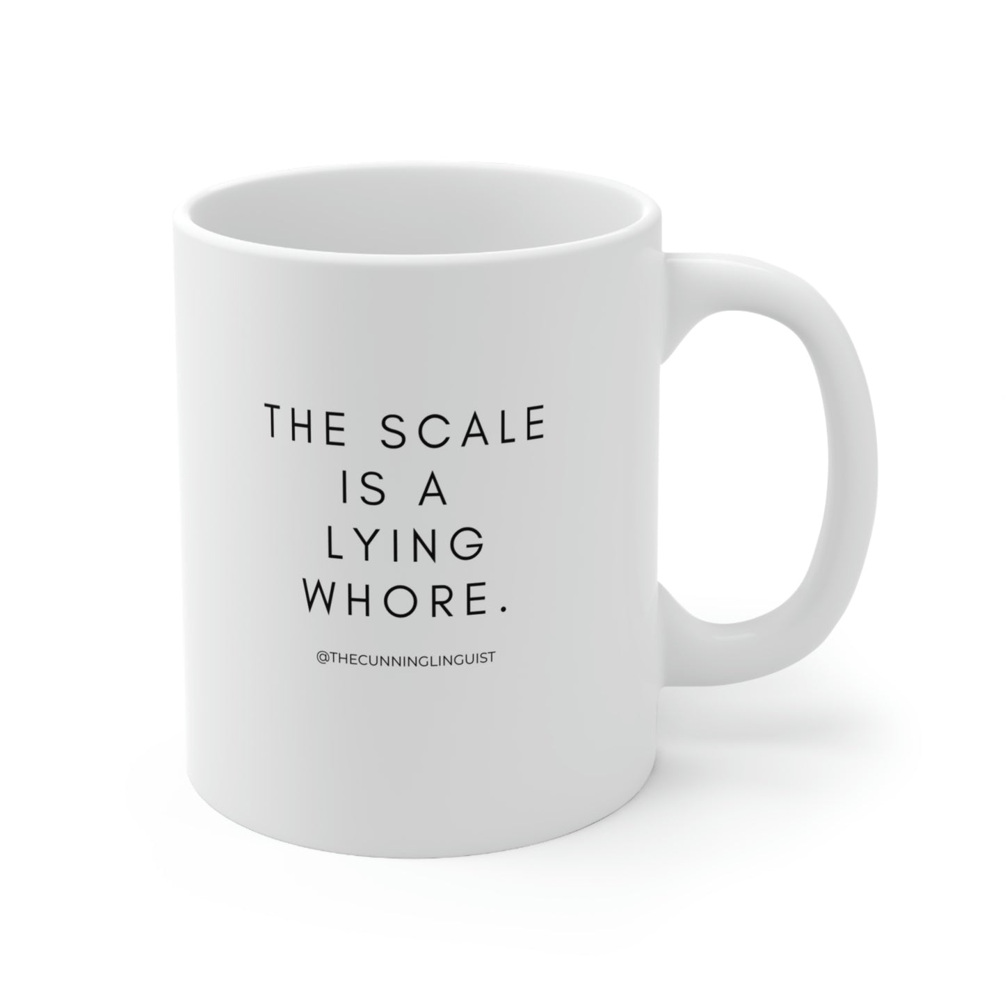 The Lying Scale Ceramic Mug