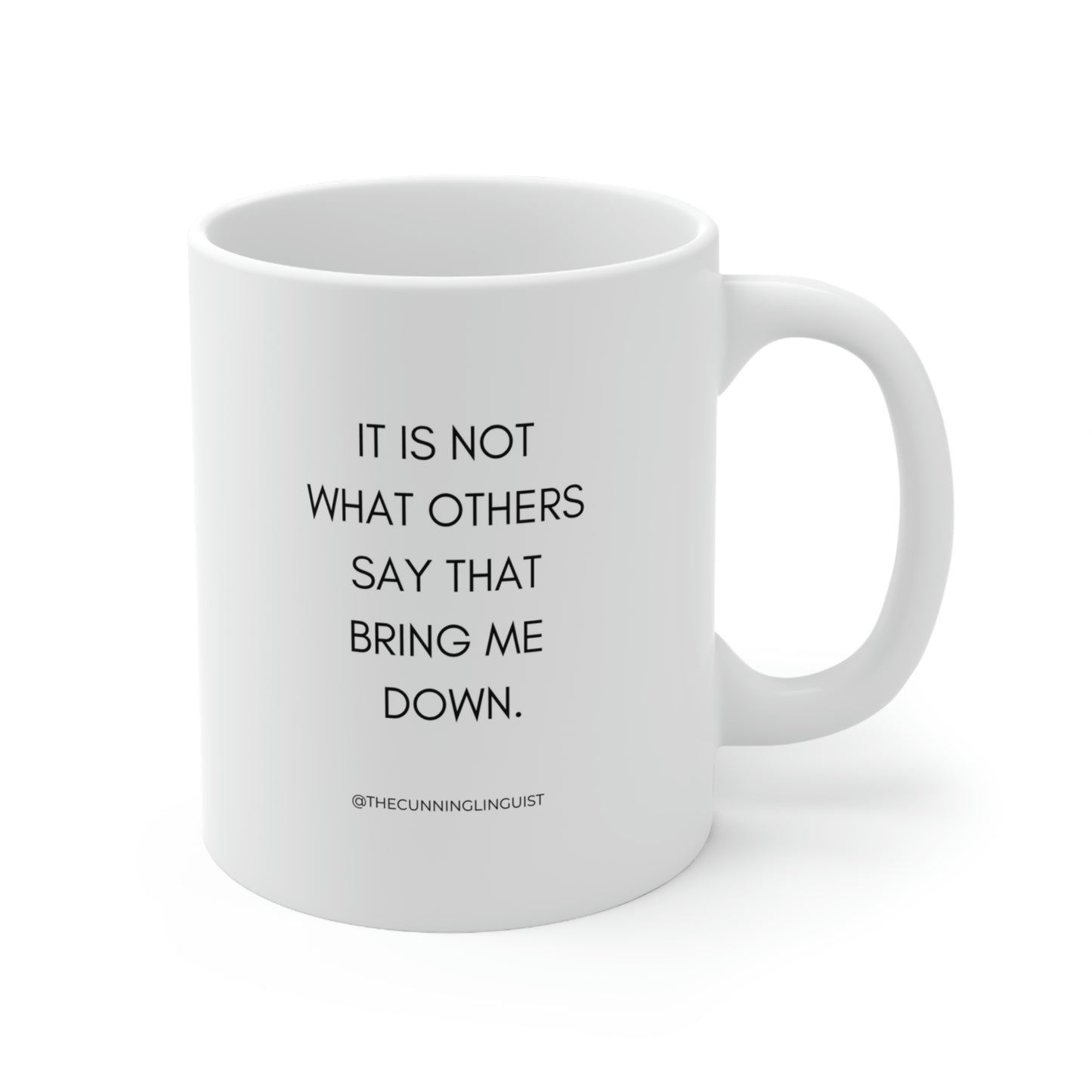 It's Not What Others Say Ceramic Mug