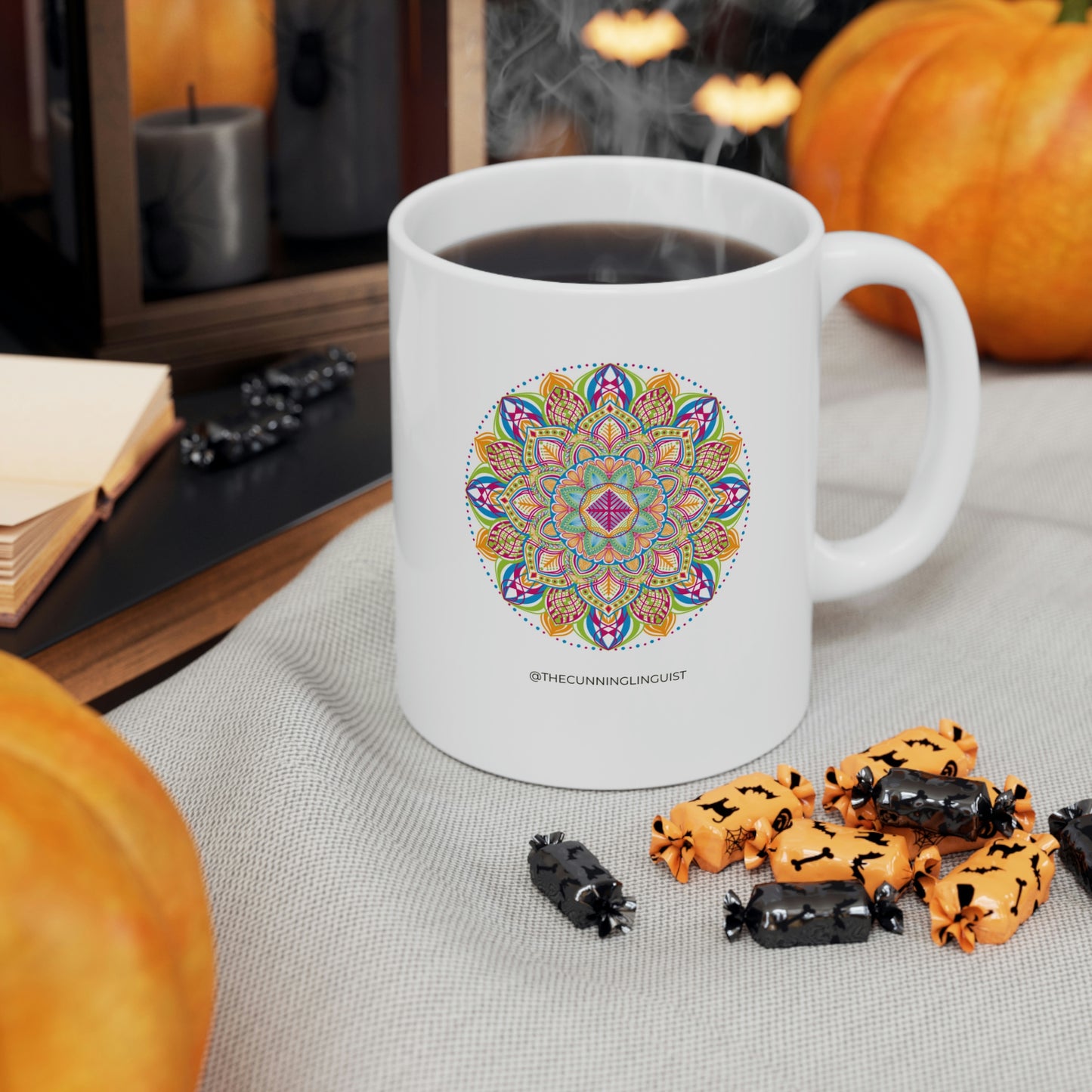 Marvelous Blue Mandalas Ceramic Mug