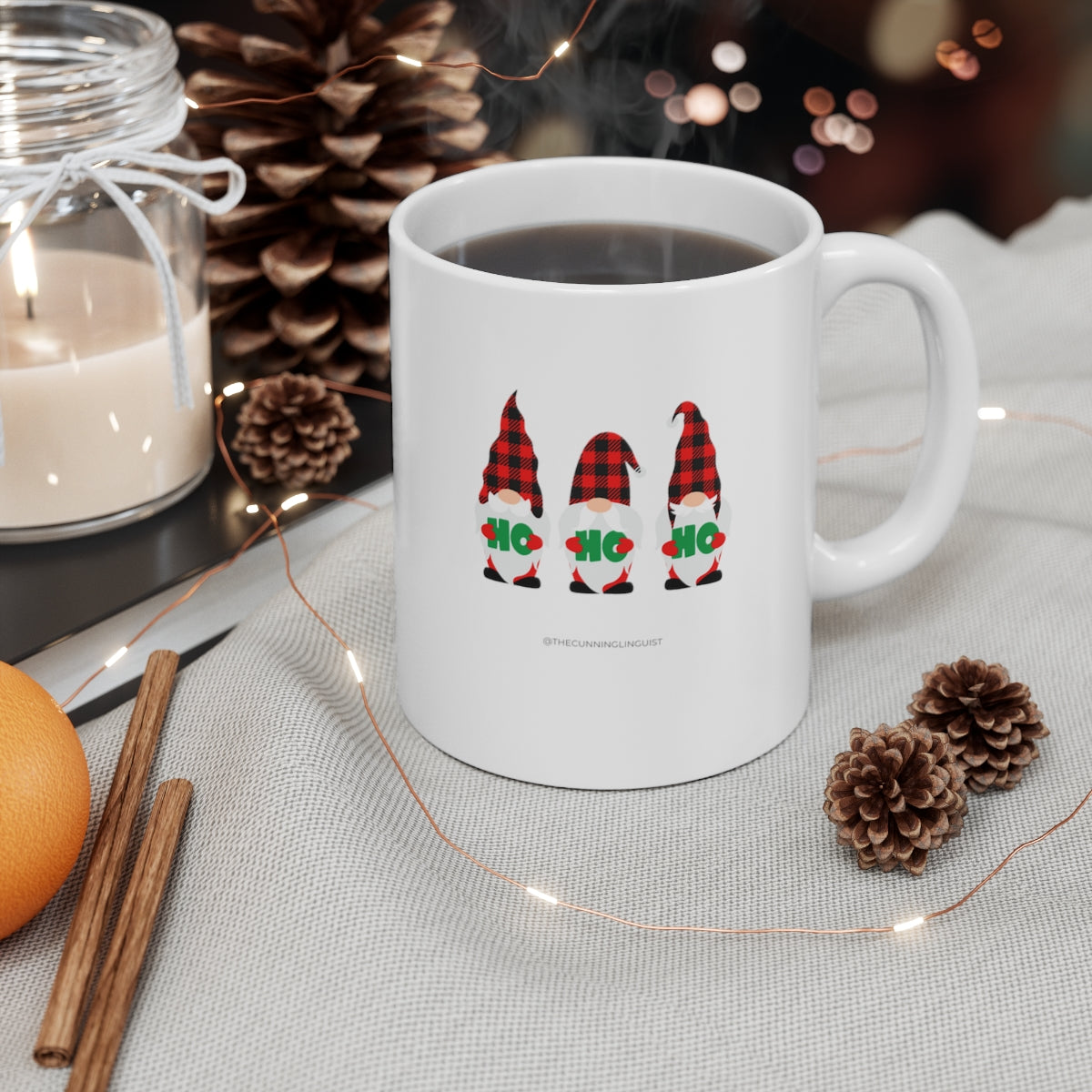 Ho Ho Ho Gnomes Ceramic Mug