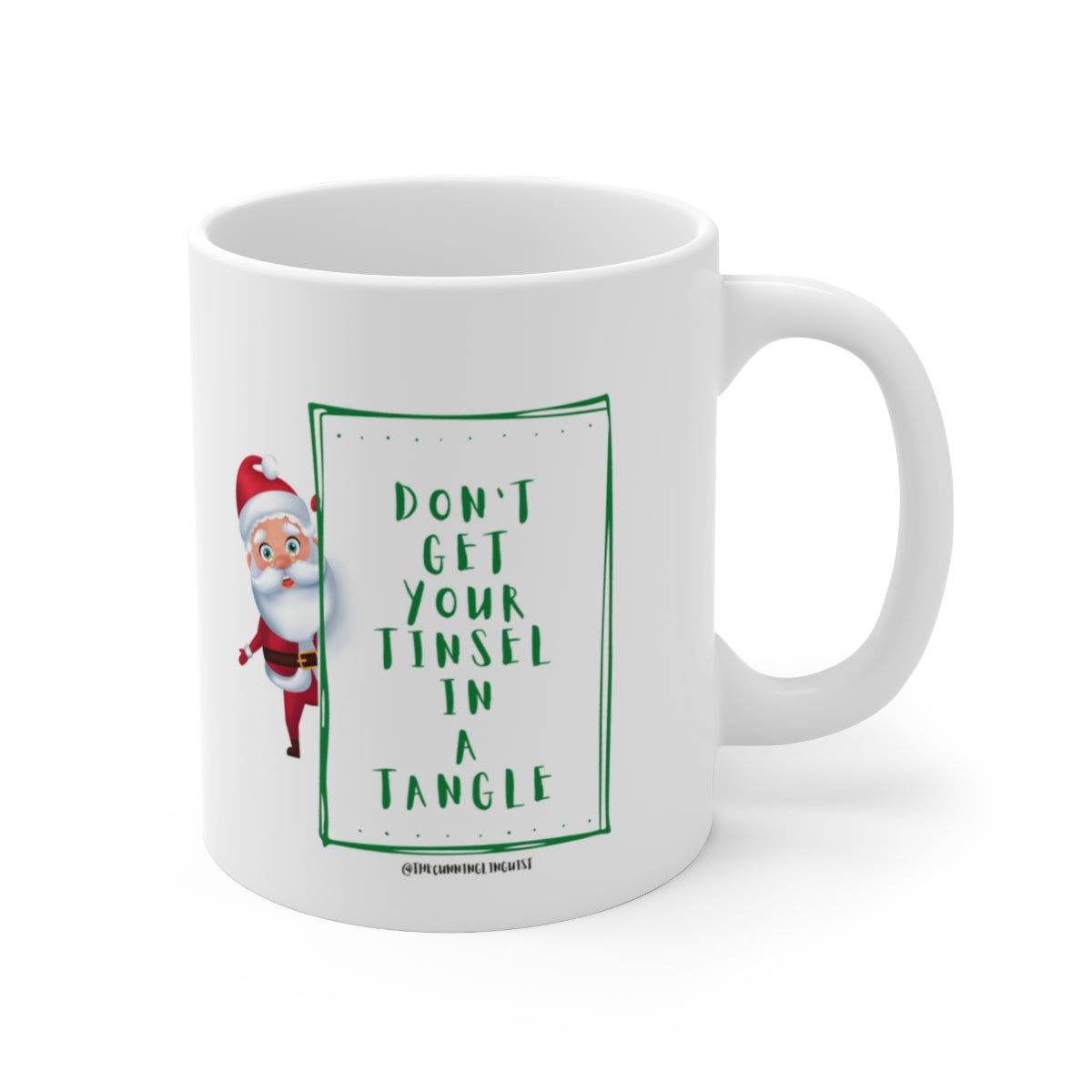 Tinsel in a Tangle Ceramic Mug