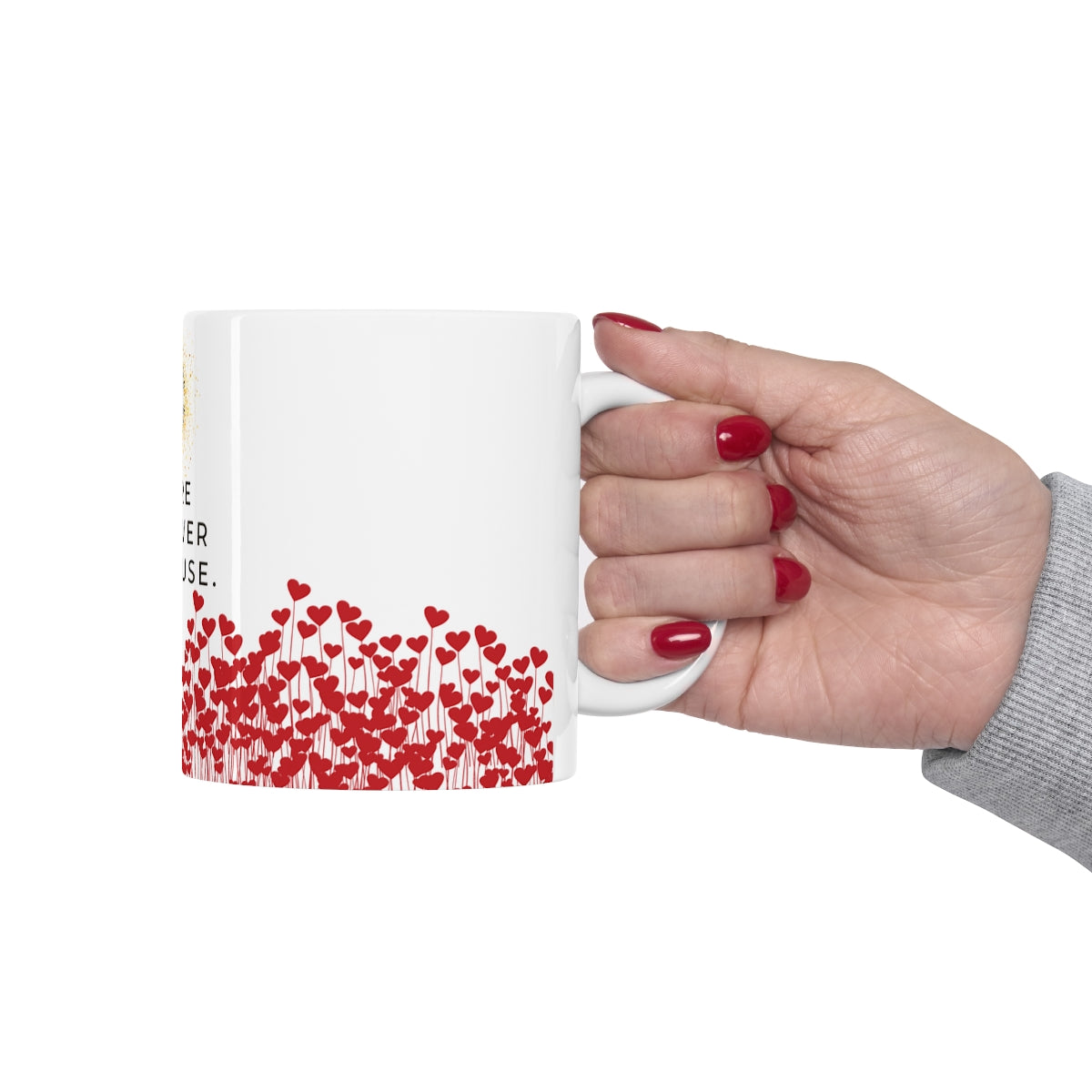 Paused Hearts Ceramic Mug