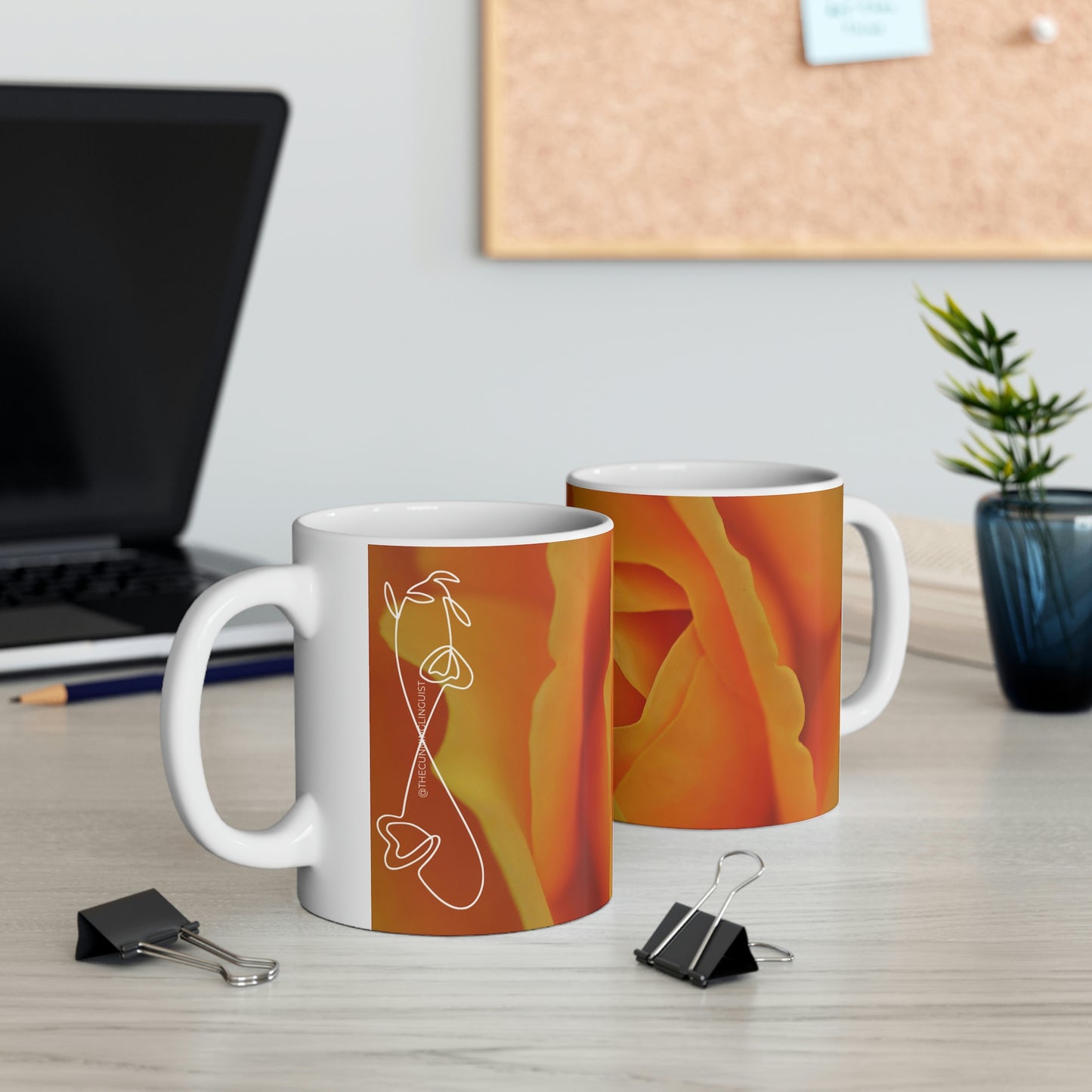 Center Flow Ceramic Mug