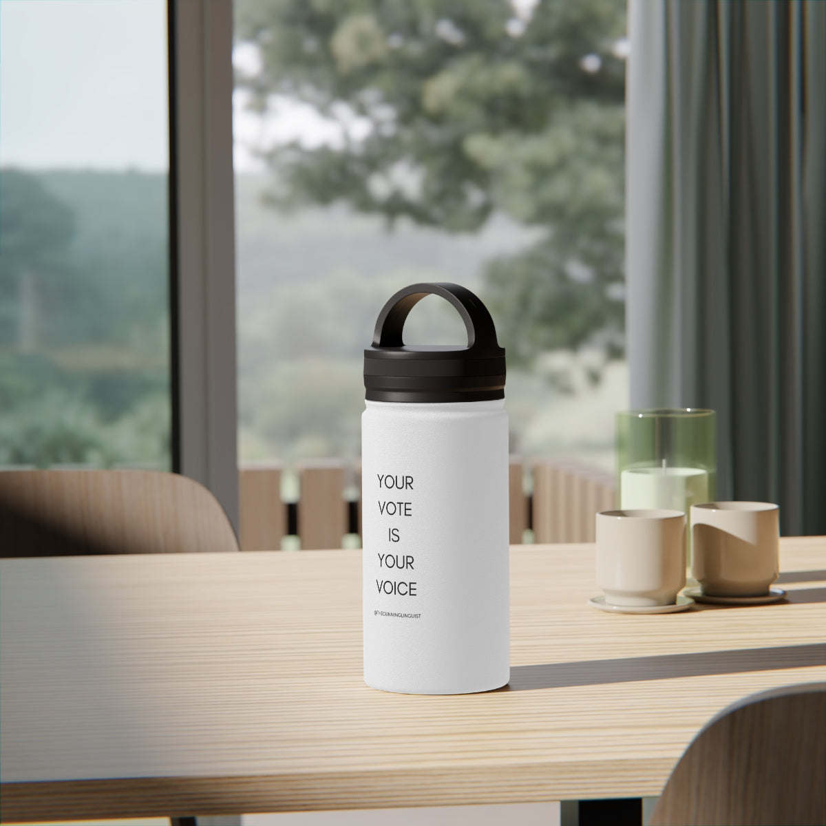 Your Vote Stainless Steel Water Bottle