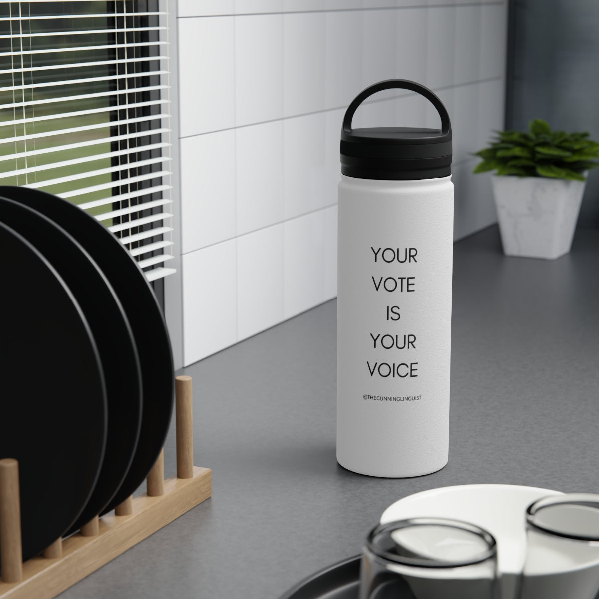 Your Vote Stainless Steel Water Bottle