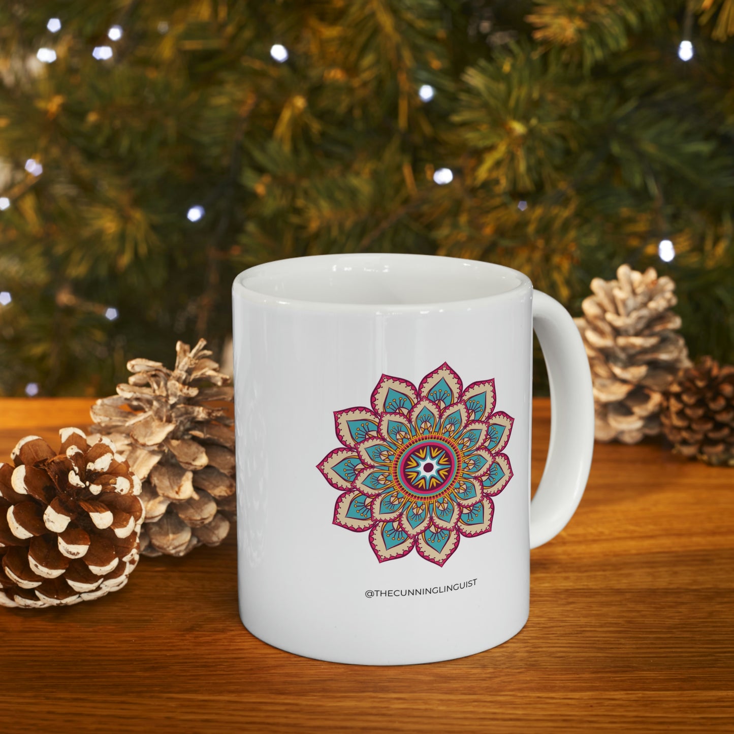 Mandala Moments Golden Eye Ceramic Mug