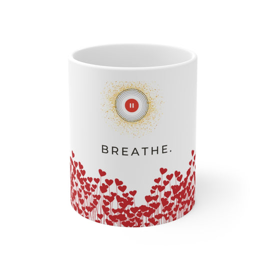 Breathing Hearts Ceramic Mug