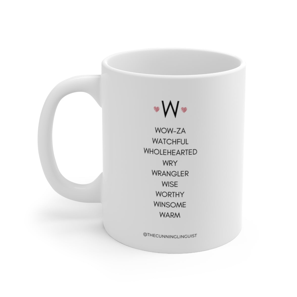 W is for Who You Are Ceramic Mug