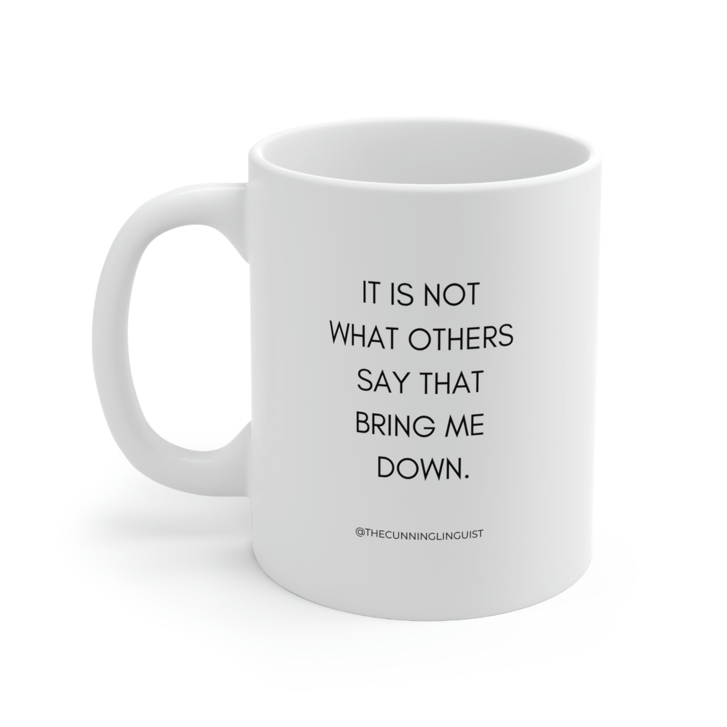 It's Not What Others Say Ceramic Mug