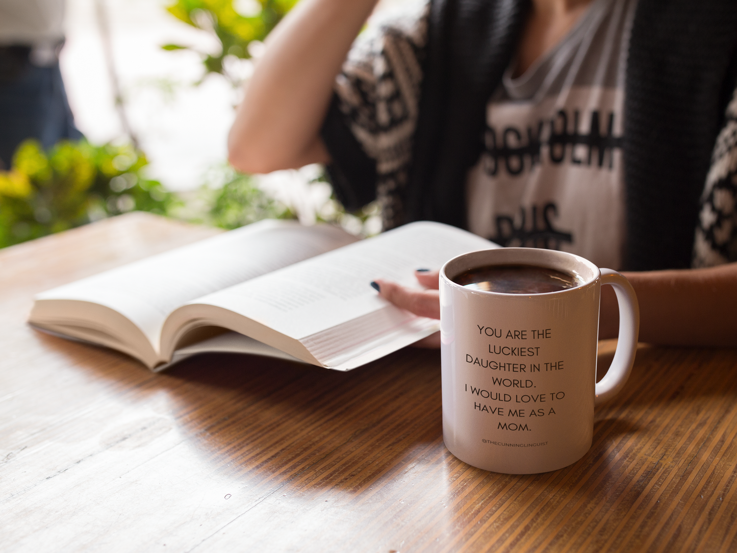 The Luckiest Daughter Ceramic Mug