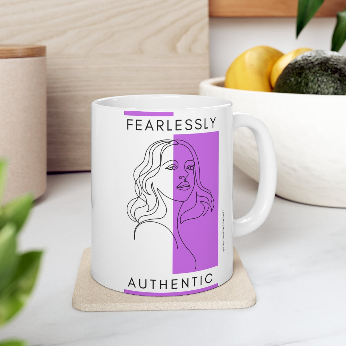 Fearlessly Authentic Ceramic Mug