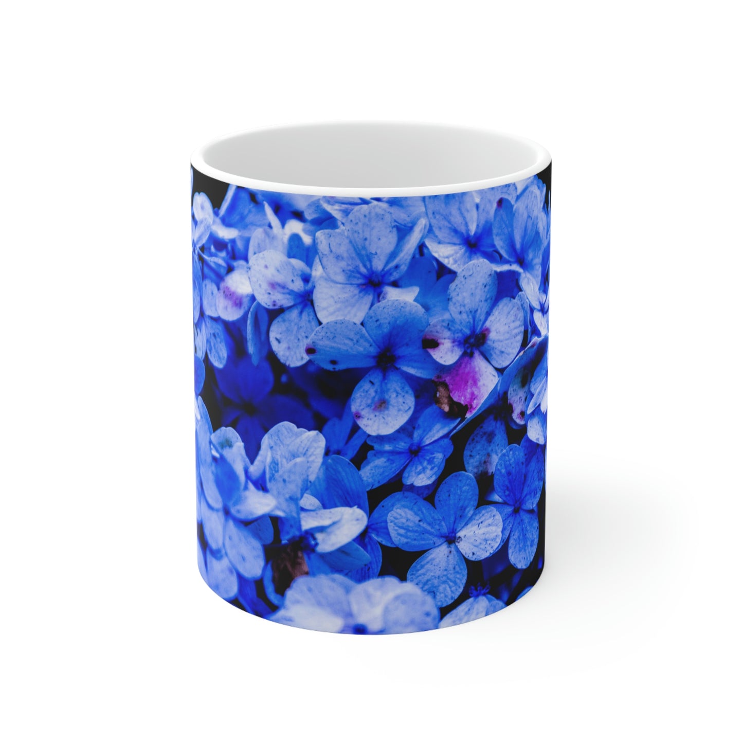 Purple Hydrangea Flow Ceramic Mug