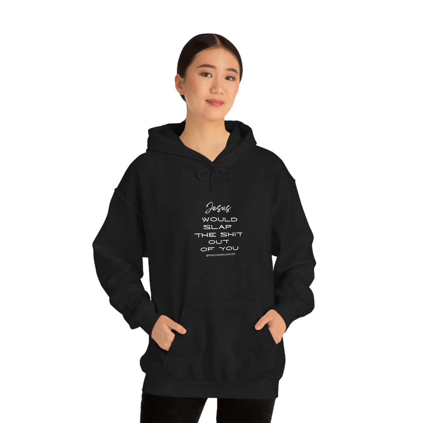 Jesus Would Slap Unisex Heavy Blend™ Hooded Sweatshirt