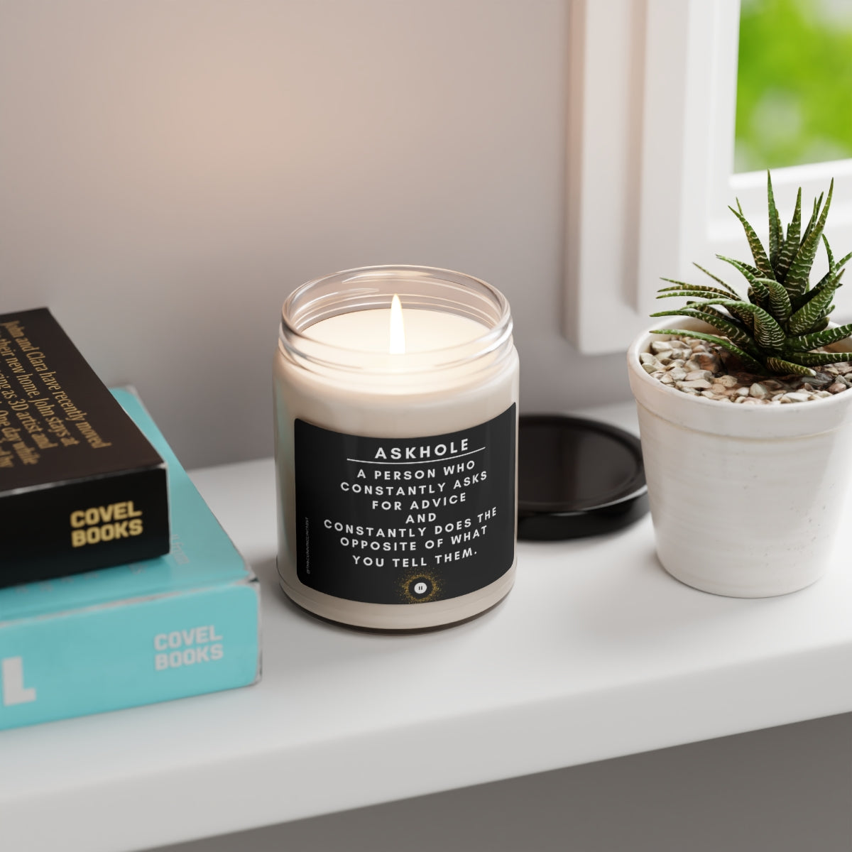 Askhole Scented Soy Candle