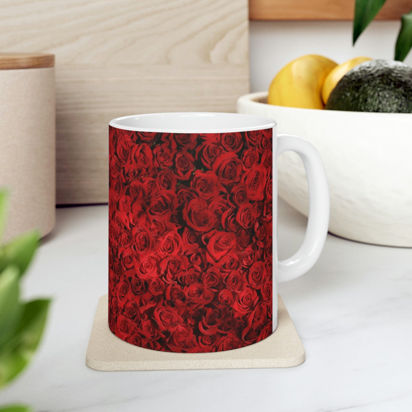 Bed of Roses Flow Ceramic Mug