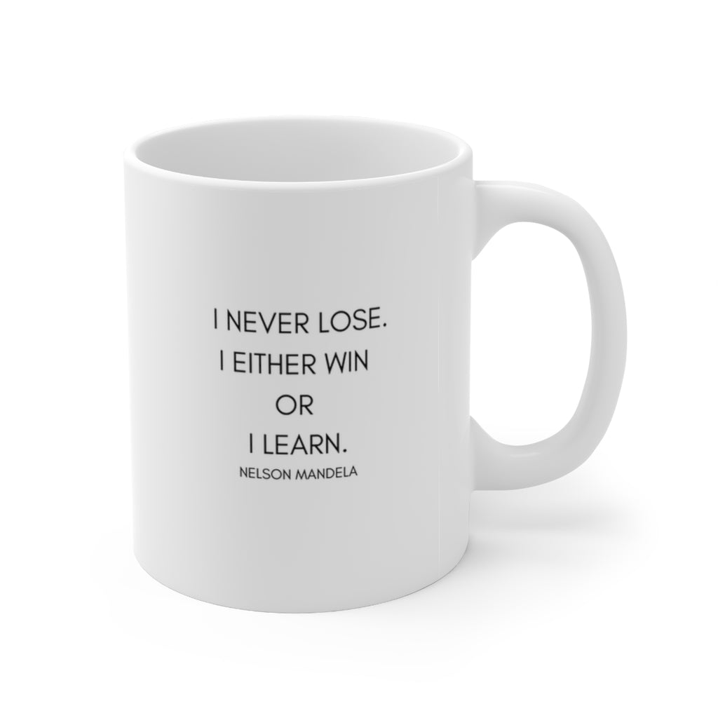 Win or Learn Ceramic Mug