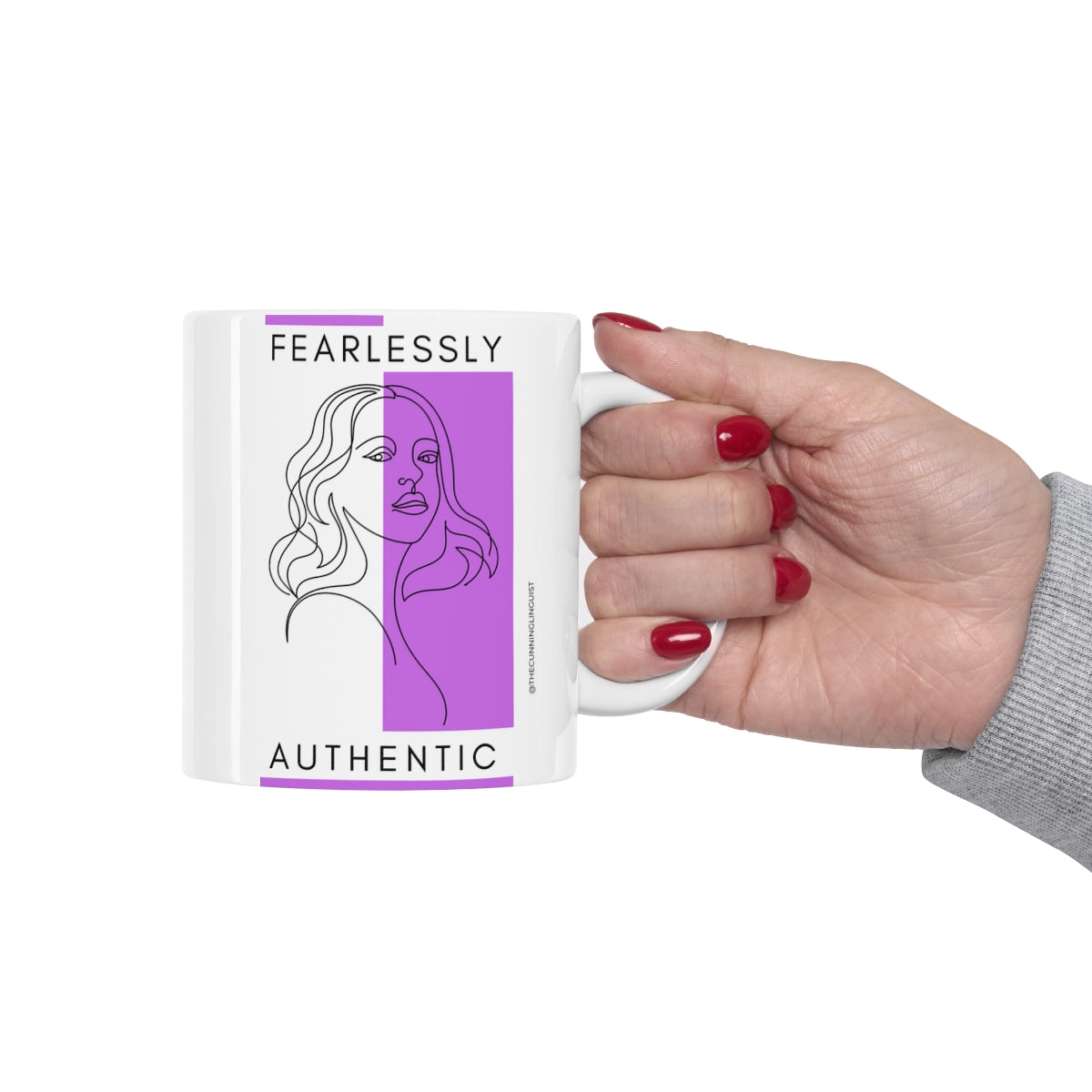 Fearlessly Authentic Ceramic Mug