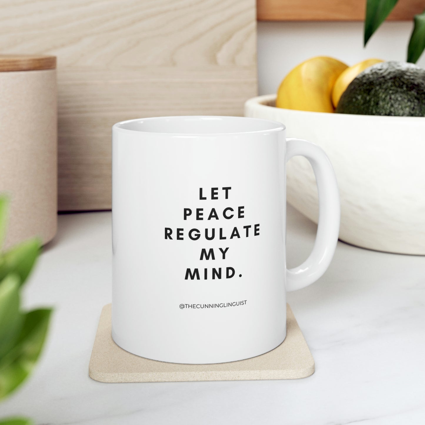 Peace Regulates Ceramic Mug