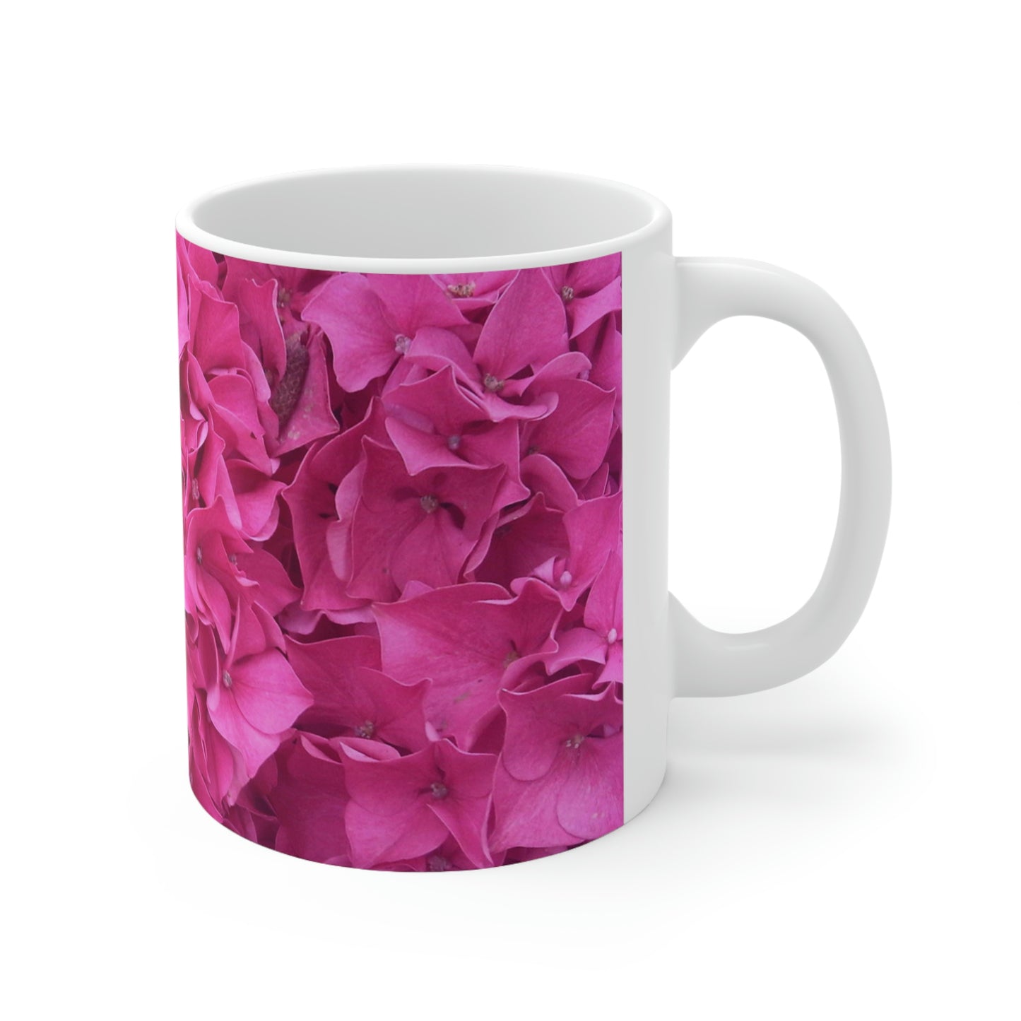 Pink Flower Flow Ceramic Mug