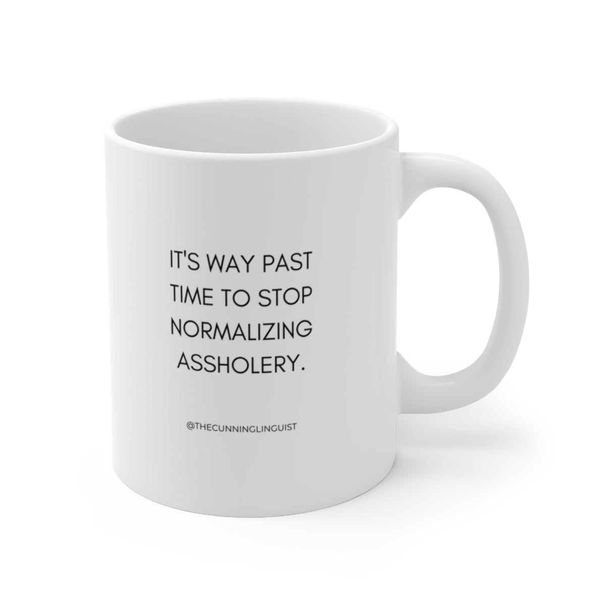 It's Way Past Time Ceramic Mug