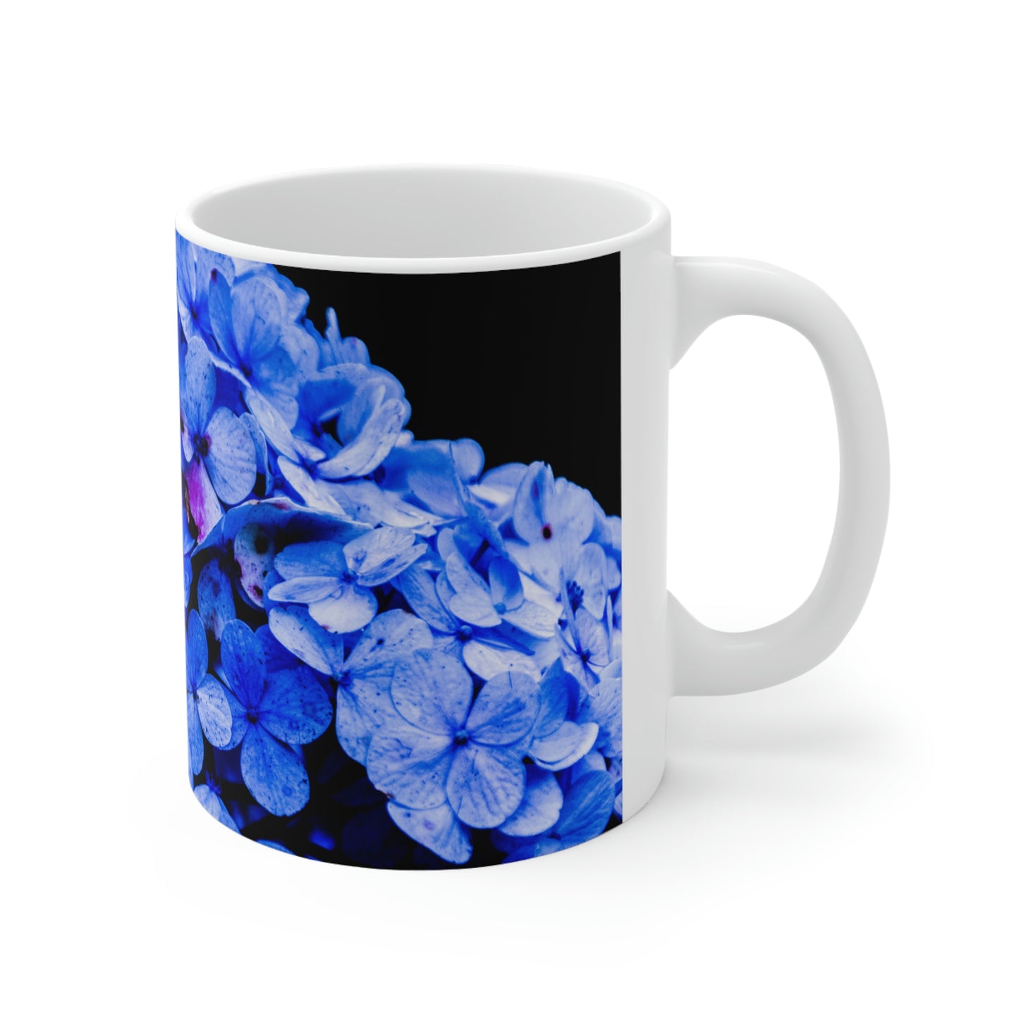 Purple Hydrangea Flow Ceramic Mug