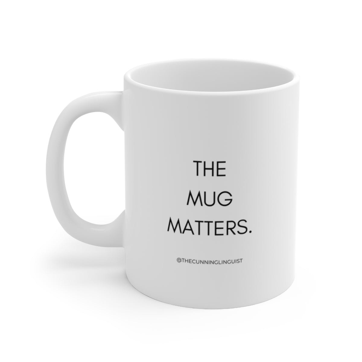 The Mug Matters Ceramic Mug