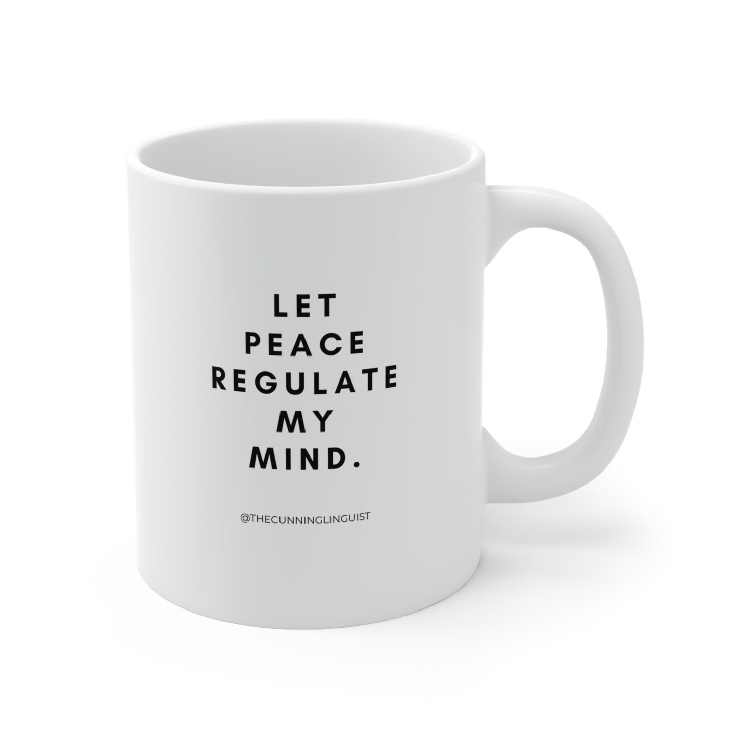 Peace Regulates Ceramic Mug